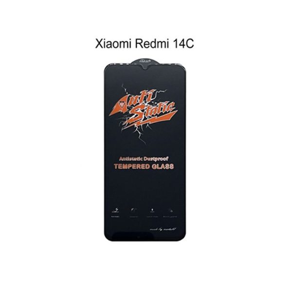 گلس گوشی شیائومی Redmi 14C آنتی استاتیک