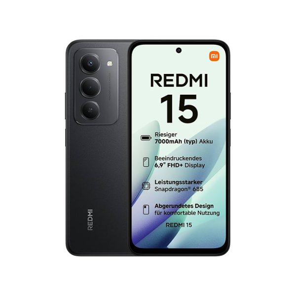 گوشی موبایل شیائومی مدل Redmi 15 4G دو سیم کارت ظرفیت 256 گیگابایت رم 8 گیگابایت